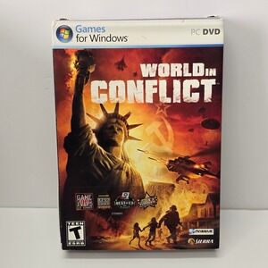World in Conflict PC DVD Game Big Box RTS Strategy‎ Gaming Sierra